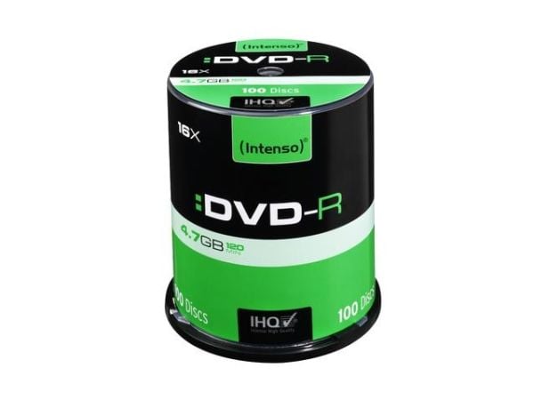 Intenso - 100 x DVD-R - 4.7 GB 16x - spindel