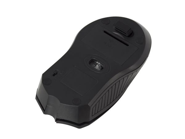 Ewent EW3221, Ambidekstriøs, Optisk, RF kabel-fri, 1200 DPI, Sort