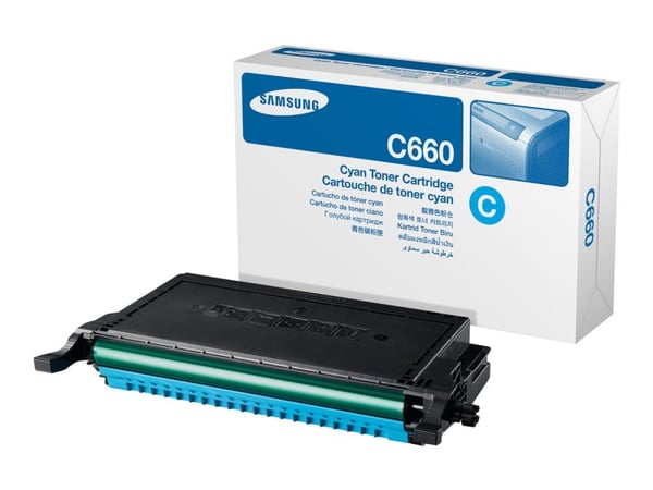 Samsung CLP-C660B - Høy ytelse - cyan - original - tonerpatron (ST885A) - for Samsung CLP-610, CLP-611, CLP-612, CLP-660, CLP-661, CLP-662, CLX-620...