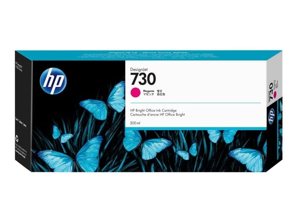 HP 730 - 300 ml - høykapasitets - magenta - original - DesignJet - blekkpatron - for DesignJet SD Pro MFP, T1600, T1600dr, T1700, T1700dr, T1708, T...