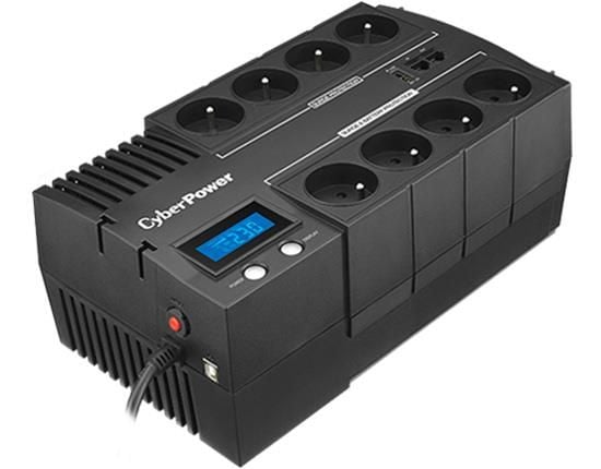 CyberPower BRICs LCD Series BR1000ELCD - UPS - AC 220/230/240 V - 600 watt - 1000 VA - USB - utgangskontakter: 8 - Frankrike