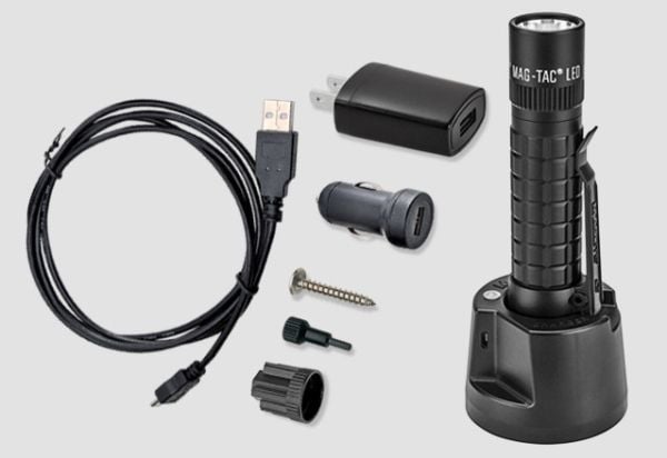 Maglite TRM4RE4, Sort, Aluminium, Knapper, 2 m, IPX4, National Tactical Officers Association