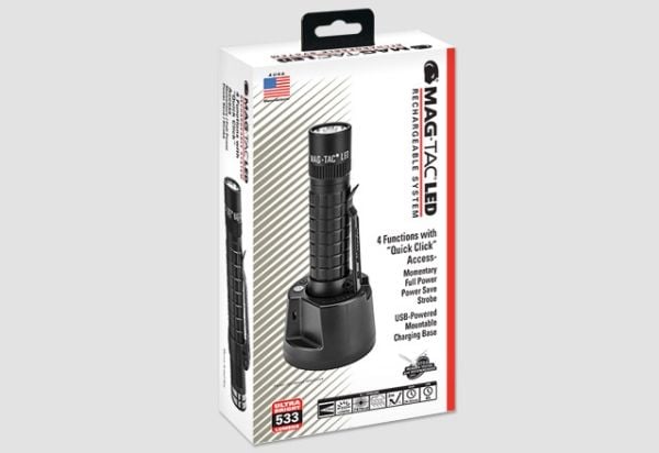 Maglite TRM4RE4, Sort, Aluminium, Knapper, 2 m, IPX4, National Tactical Officers Association