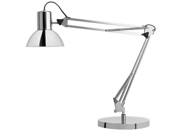Unilux SUCCESS 80, Kromfarget, Aluminium, Stål, Kontor, E27, 1 ampuller, 10 W