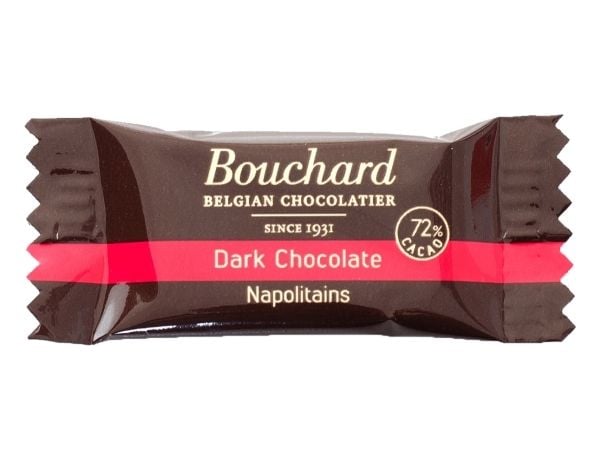 Chokolade Bouchard mørk - 5g flowpakket (1kg)