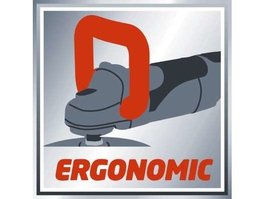 Einhell CC-PO 1100/1E, Roterende poleringsmaskin, 3500 RPM, 1100 W, Sort, Grå, Rød, 2,5 kg, AC