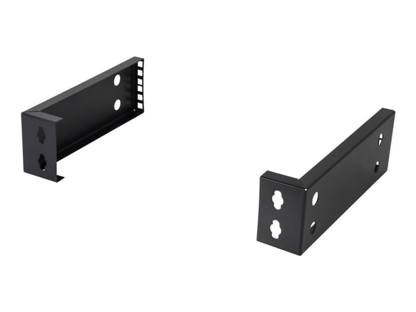 DELTACO 19-DTSR0702 - Rack-brakett - veggmonterbar - svart - 2U - 10"/19"