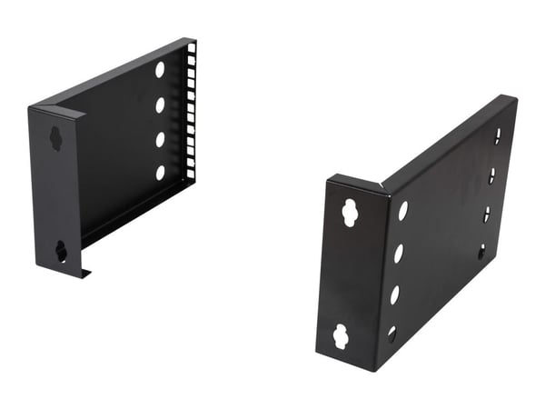 DELTACO 19-DTSR0704 - Rack-brakett - veggmonterbar - svart - 4U - 10"/19"