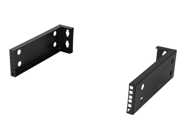 DELTACO 19-DTSR0702 - Rack-brakett - veggmonterbar - svart - 2U - 10"/19"