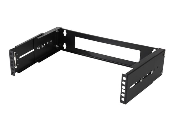 DELTACO 19-DTSR0202 - Rack-brakett - veggmonterbar - svart - 2U - 19"