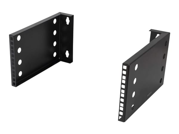 DELTACO 19-DTSR0704 - Rack-brakett - veggmonterbar - svart - 4U - 10"/19"