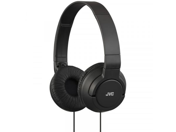 JVC HA-S180 - Hodetelefoner - full størrelse - kablet - 3,5 mm jakk - svart