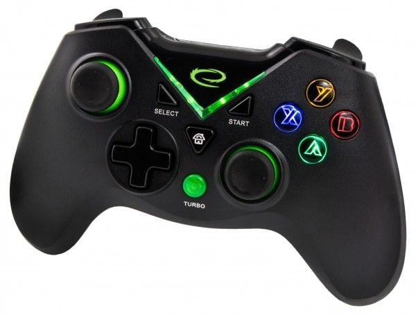 Esperanza Major - Håndkonsoll - 12 knapper - trådløs - Bluetooth - svart - for PC, Sony PlayStation 3, Microsoft Xbox One