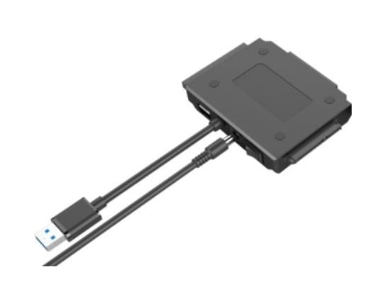 Unitek Y-3324 - Lagringskontroller - 2,5", 3,5" - ATA / SATA 3Gb/s - USB 3.0 - svart