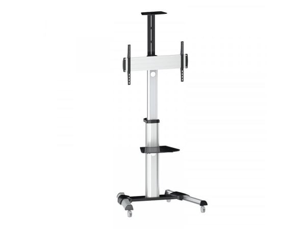 LogiLink BP0025, Multimediavogn, Hvit, Flatskjerm, 50 kg, 200 x 200,300 x 300,400 x 200,400 x 400,600 x 400, 5 - 12°