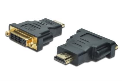 ASSMANN - Video adapter - DVI-I hunn til HDMI hann - skjermet - svart - formstøpt