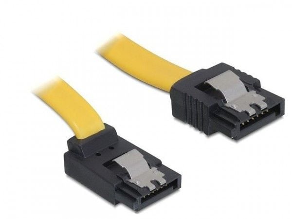 DeLOCK 0.3m SATA Cable, 0,3 m, Keltainen