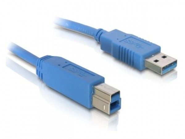 DeLOCK - USB-kaapeli - USB Type A (han) til USB Type B (han) - USB 3.0 - 1 m - DeLock PCI Express -kortille DeLock PCI Express -kortille