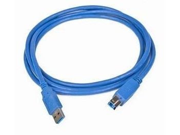 Gembird - USB-kaapeli - USB Type A (han) til USB Type B (han) - USB 3.0 - 3 m - formet - blå