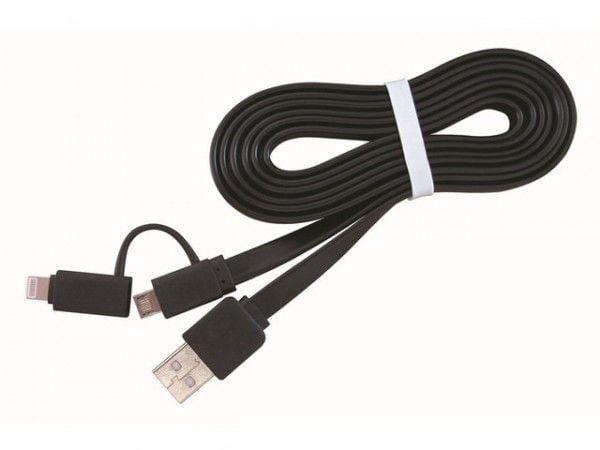 Cablexpert - Laddnings-/datakabelsats - 1 m - svart