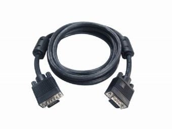Cablexpert Premium CC-PPVGAX-6B - VGA-kabel - HD-15 (VGA) (hunn) til HD-15 (VGA) (hann) - 1.8 m - formstøpt, tommelskruer - svart