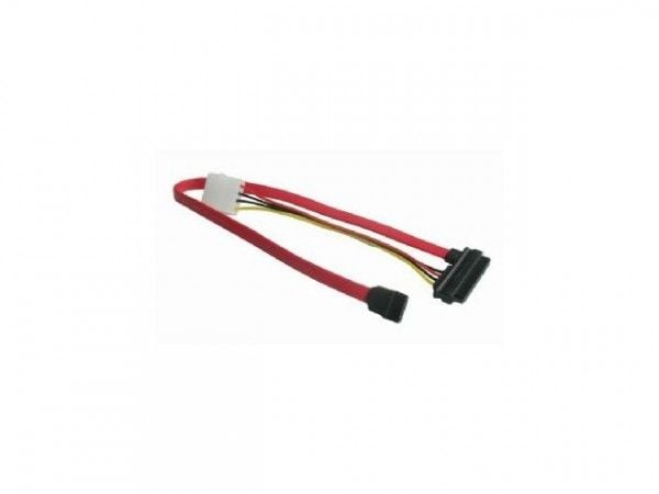 Gembird - SATA-kabel - Serial ATA 150/300/600 - SATA-kombo (hunn) til 4-pin intern strøm, SATA - 35 cm