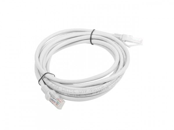 Lanberg - Koblingskabel - RJ-45 (hann) til RJ-45 (hann) - UTP - CAT 5e - formstøpt, uten hindringer, flertrådet - grå, RAL 7035