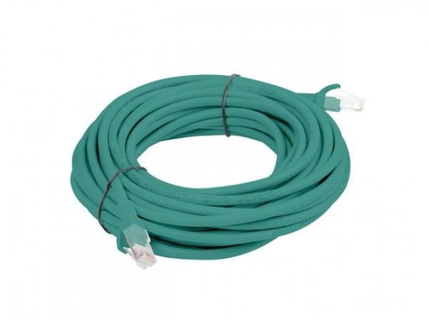 Lanberg - Koblingskabel - RJ-45 (hann) til RJ-45 (hann) - UTP - CAT 5e - grønn, RAL 6024