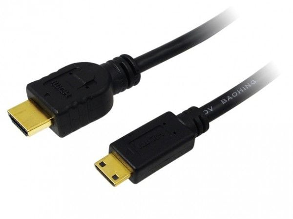 LogiLink CH0022, 1,5 m, HDMI-tyyppi A (vakio), HDMI Type C (Mini), 8,16 Gbit/s, Musta
