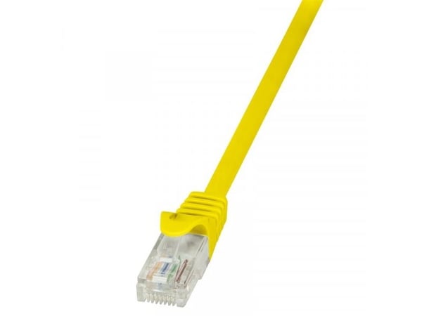 LogiLink 0,25m Cat.5e U/UTP, 0,25 m, Cat5e, U/UTP (UTP), RJ-45, RJ-45, Gul