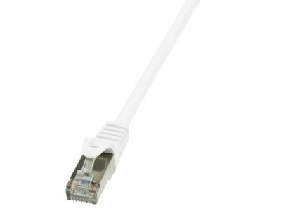 LogiLink EconLine - Koblingskabel - RJ-45 (hann) til RJ-45 (hann) - foliebelagt uskjermet tvinnet kabelpar (F/UTP) - CAT 6 - hvit