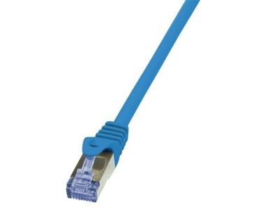 LogiLink 1m Cat.6A S/FTP, 1 m, Cat6a, S/FTP (S-STP), RJ-45, RJ-45, Blå