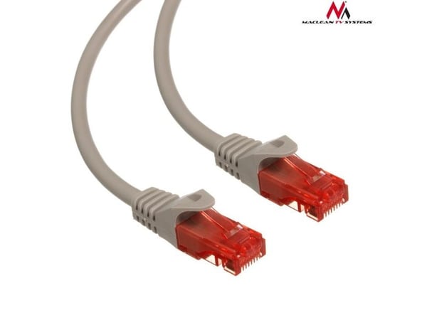 Maclean MCTV-302 S, 2 m, Cat6, U/UTP (UTP), RJ-45, RJ-45, Grå