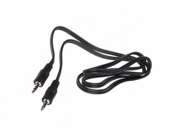 NATEC 1.2m 3.5mm, 3.5mm, Hankjønn, 3.5mm, Hankjønn, 1,2 m, Svart