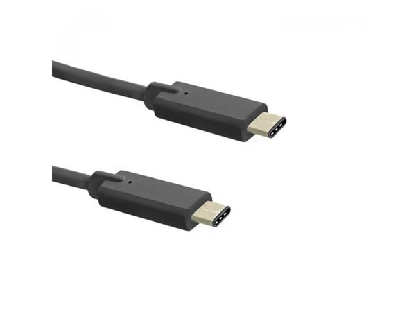 Qoltec - USB-kabel - USB-C (hann) til USB-C (hann) - USB 3.1 - 1 m
