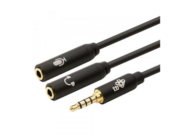 Adapter 3,5 mm MiniJack till 2x3,5 mm MiniJack M/F Adapter 3,5 mm MiniJack till 2x3,5 mm MiniJack M/F