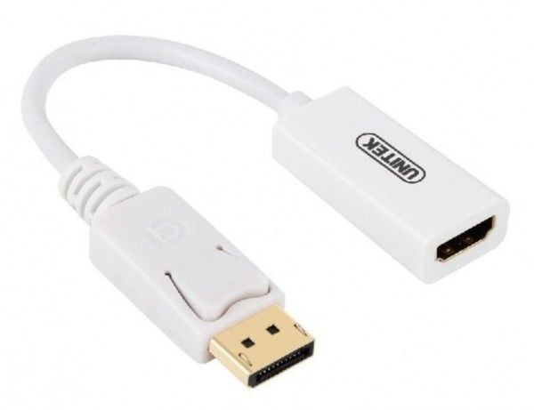 Unitek Y-6332 - Video adapter - DisplayPort hann til HDMI hunn - 4K-støtte