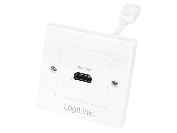 LogiLink AH0014, HDMI Type A (Standard), HDMI Type A (Standard), valkoinen