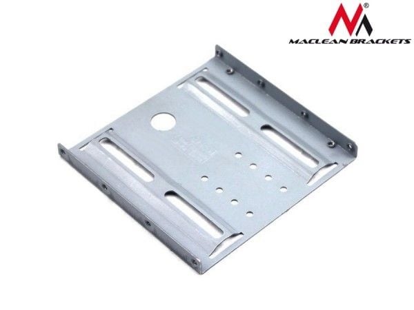 Maclean MC-655 - Uttagbar harddiskramme - fra 3,5" til 2,5" - sølv