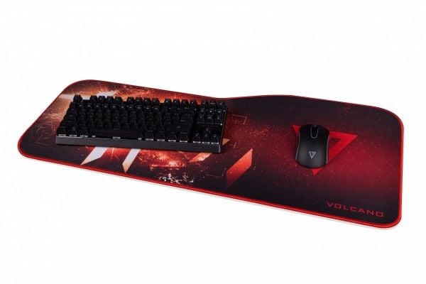 Modecom VOLCANO Pad, Musta, Punainen, Kuva, Pelihiirimatto