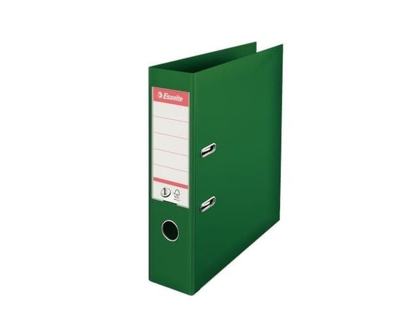 Brevordner Esselte No.1 Power grøn A4 bred