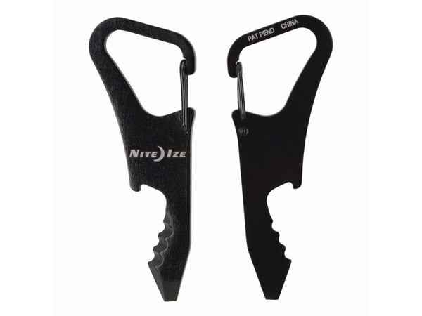 Nite Ize DoohicKey ClipKey, Karbinhake till nycklar, Svart, Rostfritt stål, 25 mm, 68 mm, 12 g