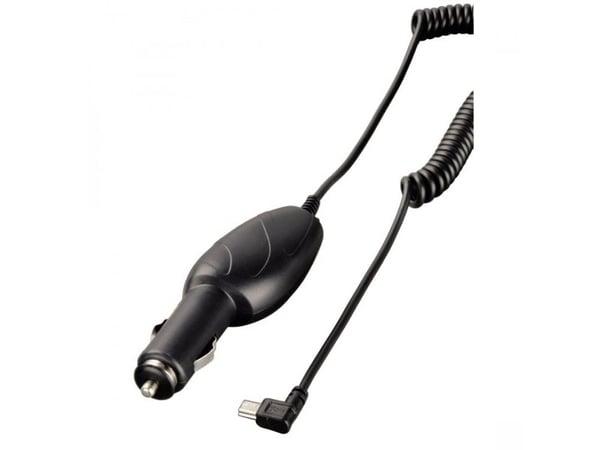 Hama USB Charger, Auto, 5 V, 1 A, Musta