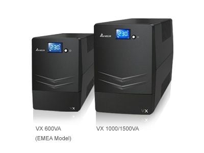 Delta Agilon VX-1000VA, Linje-Interactive, 1 kVA, 600 W, Sinus, 170 V, 280 V