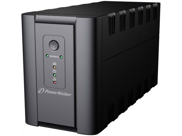 PowerWalker VI 2200 - UPS - AC 220/230/240 V - 1.2 kW - 2200 VA - 9 Ah - USB - utgangskontakter: 4 - svart