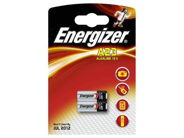 Energizer A23 - Batteri 2 x E23A - Alkalisk