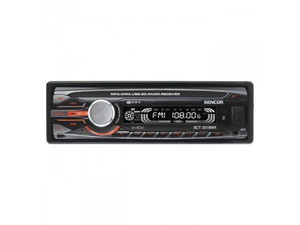 Sencor SCT 3018MR - Vogn - digitalmottaker - i instrumentbordet - Enkelt-DIN - 40 watt x 4