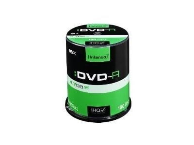 Intenso - 100 x DVD-R - 4.7 GB 16x - spindel
