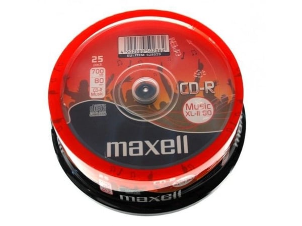 Maxell CD-R Music 700MB XL II kakku 25 (628529.40)