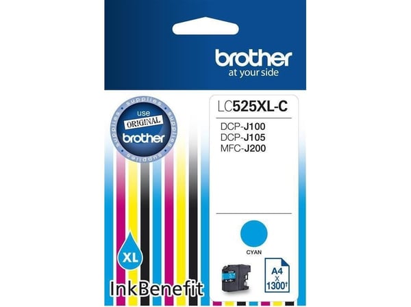Brother LC529XL-C - Super High Yield - cyan - original - blekkpatron - for Brother DCP-J100, DCP-J105, DCP-J200